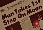 Image of Apollo 11 photos newspaper headlines United States USA, 1969, second 50 stock footage video 65675078852