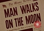 Image of Apollo 11 photos newspaper headlines United States USA, 1969, second 52 stock footage video 65675078852