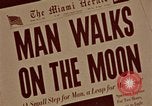 Image of Apollo 11 photos newspaper headlines United States USA, 1969, second 53 stock footage video 65675078852