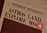 Image of Apollo 11 photos newspaper headlines United States USA, 1969, second 62 stock footage video 65675078852