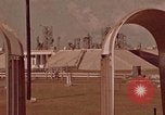 Image of Saturn rocket moving crawler-transporter Florida United States USA, 1970, second 33 stock footage video 65675078854