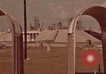 Image of Saturn rocket moving crawler-transporter Florida United States USA, 1970, second 34 stock footage video 65675078854