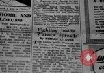 Standbild Zweiter Weltkrieg des Warschauer Aufstands Warschau Polen, 1944, aus Sekunde 4 historischem Filmmaterial Videoclip 65675078893
