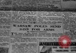 Standbild Zweiter Weltkrieg des Warschauer Aufstands Warschau Polen, 1944, aus Sekunde 7 historischem Filmmaterial Videoclip 65675078893