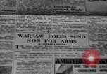 Standbild Zweiter Weltkrieg des Warschauer Aufstands Warschau Polen, 1944, aus Sekunde 8 historischem Filmmaterial Videoclip 65675078893