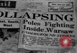 Standbild Zweiter Weltkrieg des Warschauer Aufstands Warschau Polen, 1944, aus Sekunde 12 historischem Filmmaterial Videoclip 65675078893