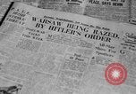 Standbild Zweiter Weltkrieg des Warschauer Aufstands Warschau Polen, 1944, aus Sekunde 13 historischem Filmmaterial Videoclip 65675078893