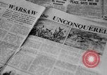 Standbild Zweiter Weltkrieg des Warschauer Aufstands Warschau Polen, 1944, aus Sekunde 18 historischem Filmmaterial Videoclip 65675078893