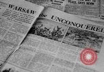 Standbild Zweiter Weltkrieg des Warschauer Aufstands Warschau Polen, 1944, aus Sekunde 19 historischem Filmmaterial Videoclip 65675078893