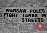 Standbild Zweiter Weltkrieg des Warschauer Aufstands Warschau Polen, 1944, aus Sekunde 21 historischem Filmmaterial Videoclip 65675078893