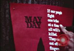 Image of 1971 May Day Protesters burning draft cards Washington DC USA, 1971, second 21 stock footage video 65675078911