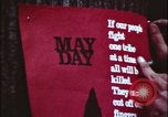 Image of 1971 May Day Protesters burning draft cards Washington DC USA, 1971, second 22 stock footage video 65675078911