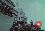 Image of hippie protest against Vietnam War Washington DC USA, 1971, second 15 stock footage video 65675078918