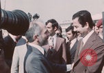 Image of King Hussein greeting Saddam Hussein Baghdad Iraq, 1981, second 20 stock footage video 65675078924