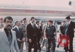 Image of King Hussein greeting Saddam Hussein Baghdad Iraq, 1981, second 24 stock footage video 65675078924