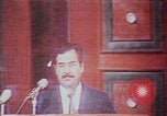 Image of Saddam Hussein speech Baghdad Iraq, 1980, second 23 stock footage video 65675078929