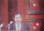 Image of Saddam Hussein speech Baghdad Iraq, 1980, second 27 stock footage video 65675078929