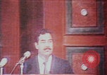 Image of Saddam Hussein speech Baghdad Iraq, 1980, second 29 stock footage video 65675078929