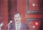 Image of Saddam Hussein speech Baghdad Iraq, 1980, second 31 stock footage video 65675078929