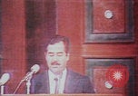 Image of Saddam Hussein speech Baghdad Iraq, 1980, second 35 stock footage video 65675078929