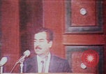 Image of Saddam Hussein speech Baghdad Iraq, 1980, second 38 stock footage video 65675078929