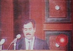 Image of Saddam Hussein speech Baghdad Iraq, 1980, second 40 stock footage video 65675078929