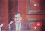 Image of Saddam Hussein speech Baghdad Iraq, 1980, second 41 stock footage video 65675078929