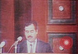 Image of Saddam Hussein speech Baghdad Iraq, 1980, second 42 stock footage video 65675078929