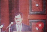 Image of Saddam Hussein speech Baghdad Iraq, 1980, second 43 stock footage video 65675078929