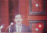 Image of Saddam Hussein speech Baghdad Iraq, 1980, second 44 stock footage video 65675078929