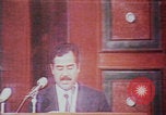 Image of Saddam Hussein speech Baghdad Iraq, 1980, second 45 stock footage video 65675078929