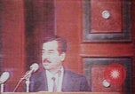 Image of Saddam Hussein speech Baghdad Iraq, 1980, second 47 stock footage video 65675078929