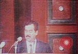 Image of Saddam Hussein speech Baghdad Iraq, 1980, second 48 stock footage video 65675078929