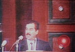 Image of Saddam Hussein speech Baghdad Iraq, 1980, second 59 stock footage video 65675078929