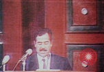 Image of Saddam Hussein speech Baghdad Iraq, 1980, second 60 stock footage video 65675078929