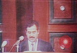 Image of Saddam Hussein speech Baghdad Iraq, 1980, second 61 stock footage video 65675078929