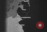 Immagine di Map of Baltic States Baltic Sea, 1945, secondo 7 filmato di repertorio 65675078937