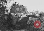 Standbild Deutscher Panther-Panzer Frankreich, 1944, aus Sekunde 50 historischem Filmmaterial Videoclip 65675078953