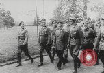 Standbild Hitler-Treffen in der Wolfsschanze Gierloz Preußen, 1943, aus Sekunde 7 historischem Filmmaterial Videoclip 65675078956