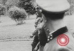 Standbild Hitler-Treffen in der Wolfsschanze Gierloz Preußen, 1943, aus Sekunde 13 historischem Filmmaterial Videoclip 65675078956