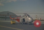 Standbild Sikorsky H-19 Chickasaw Hubschrauber fliegen Keflavik Reykjanes Island, 1956, aus Sekunde 11 historischem Filmmaterial Videoclip 65675078962