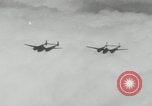 Standbild P-38 Blitze schießen Bougainville Island Papua Neuguinea, 1943, aus Sekunde 50 historischem Filmmaterial Videoclip 65675078973