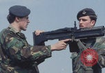 Image of 501st Tactical Missile Wing Greenham Berkshire England United Kingdom, 1982, second 7 stock footage video 65675078976