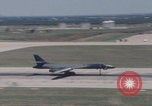 Image of The Star of Abilene B-1B Lancer supersonic heavy bomber Abilene Texas USA, 1985, second 11 stock footage video 65675078979