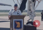 Image of The Star of Abilene B-1B Lancer supersonic heavy bomber Abilene Texas USA, 1985, second 40 stock footage video 65675078979
