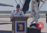 Image of The Star of Abilene B-1B Lancer supersonic heavy bomber Abilene Texas USA, 1985, second 41 stock footage video 65675078979