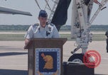 Image of The Star of Abilene B-1B Lancer supersonic heavy bomber Abilene Texas USA, 1985, second 42 stock footage video 65675078979