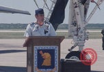 Image of The Star of Abilene B-1B Lancer supersonic heavy bomber Abilene Texas USA, 1985, second 43 stock footage video 65675078979