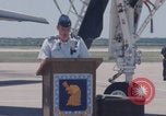 Image of The Star of Abilene B-1B Lancer supersonic heavy bomber Abilene Texas USA, 1985, second 44 stock footage video 65675078979