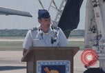 Image of The Star of Abilene B-1B Lancer supersonic heavy bomber Abilene Texas USA, 1985, second 60 stock footage video 65675078979